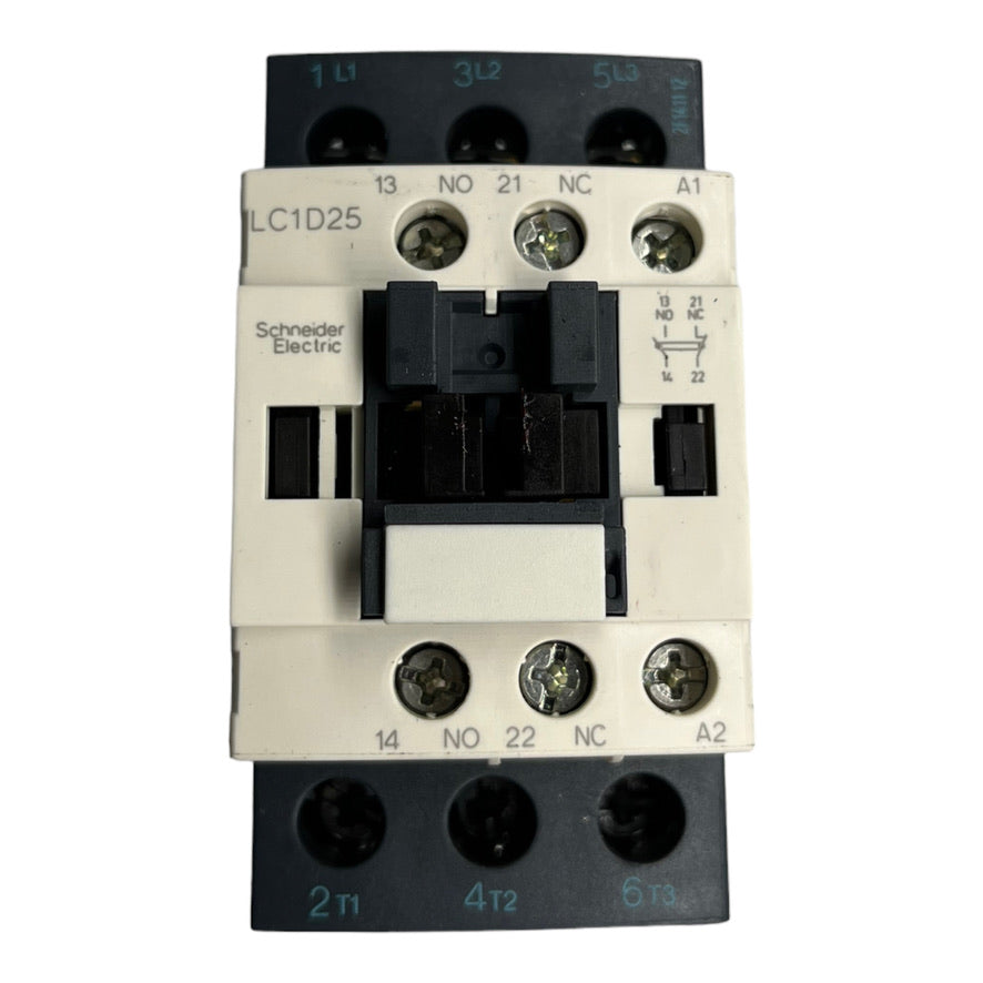 Schneider Electric LC1D25 Leistungsschütz 1S+1Ö 11kW 24V Hilfsschalter LADN40 4S
