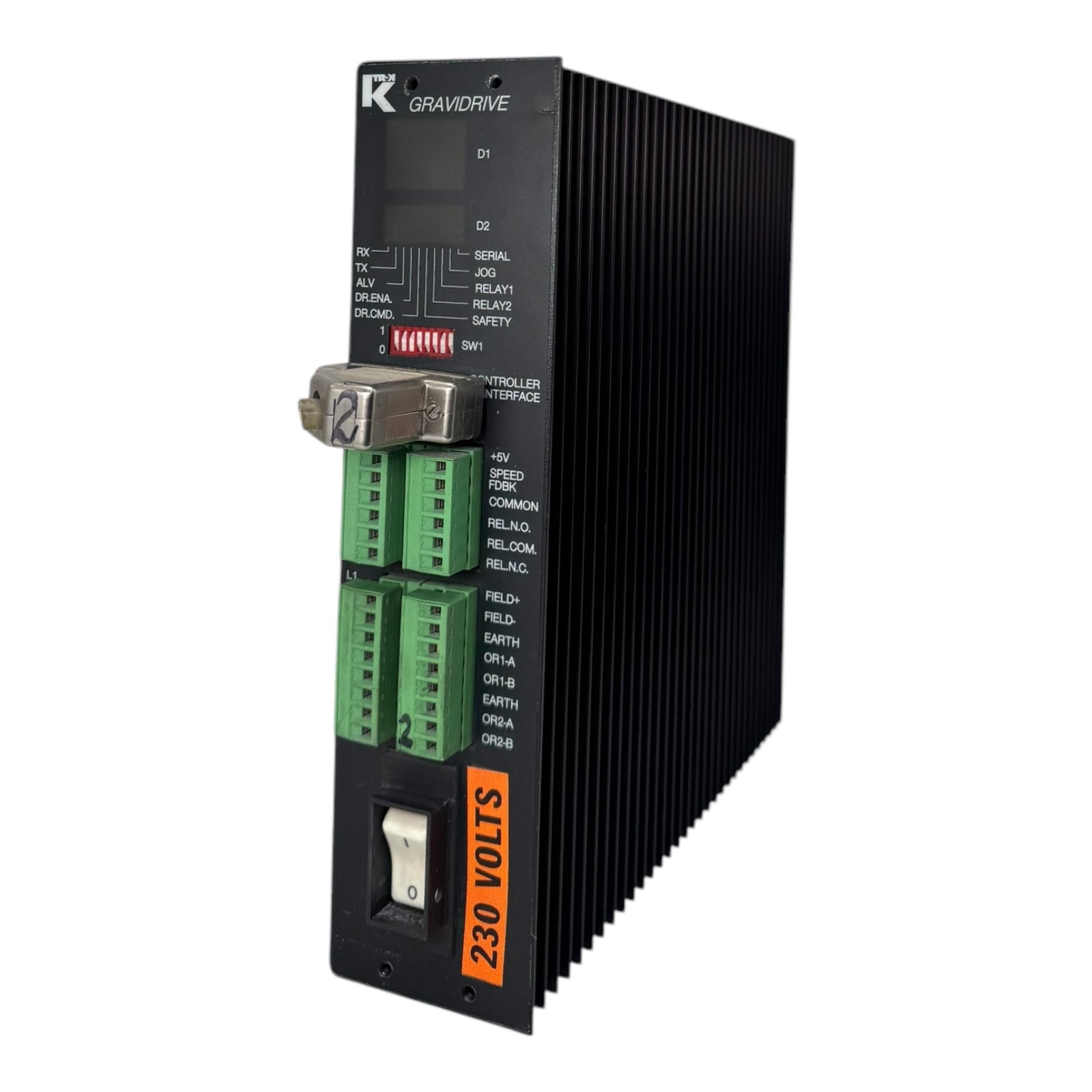 K-TRON 2401-300460-A 2401300460A Control Panel Gravidrive 2HP 115/230VAC
