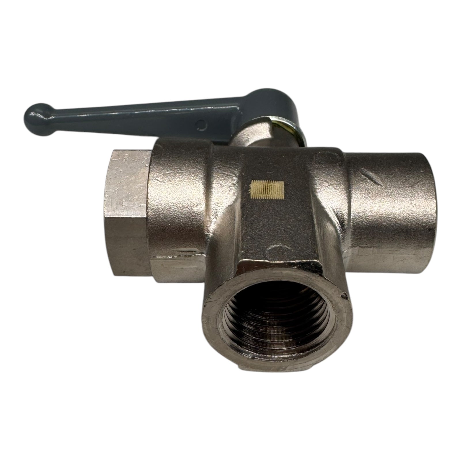 2x Parker 04821221 Kugelhahn 3-Wege L-Bohrung G1/2" 20bar NBR 12mm