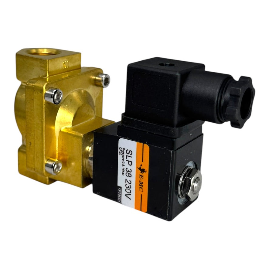 EMC SLP38 QF20 2/2-Wege Magnetventil G3/8" 230V 22VA 0,5...16bar stromlos (NC)