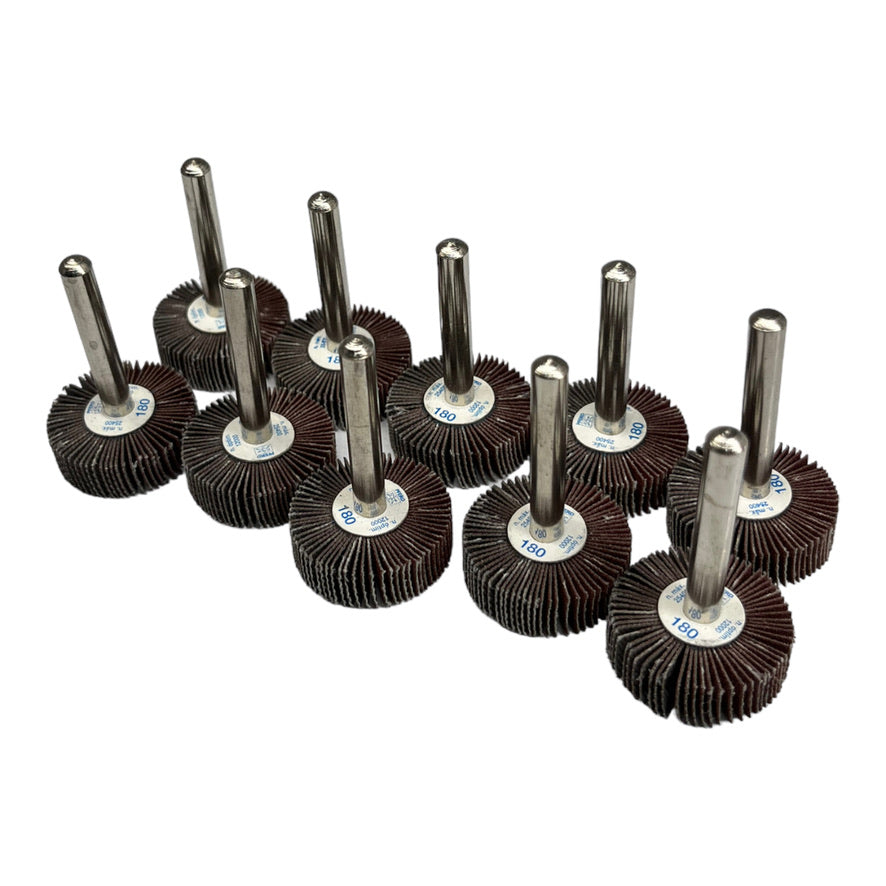 10x Pferd F3010/6A180 44402186 Fächerschleifer Schleifer 30x10x6mm