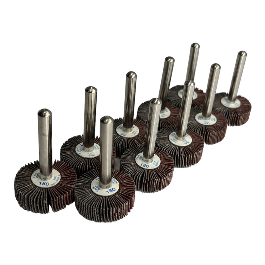 10x Pferd F3010/6A180 44402186 Fächerschleifer Schleifer 30x10x6mm