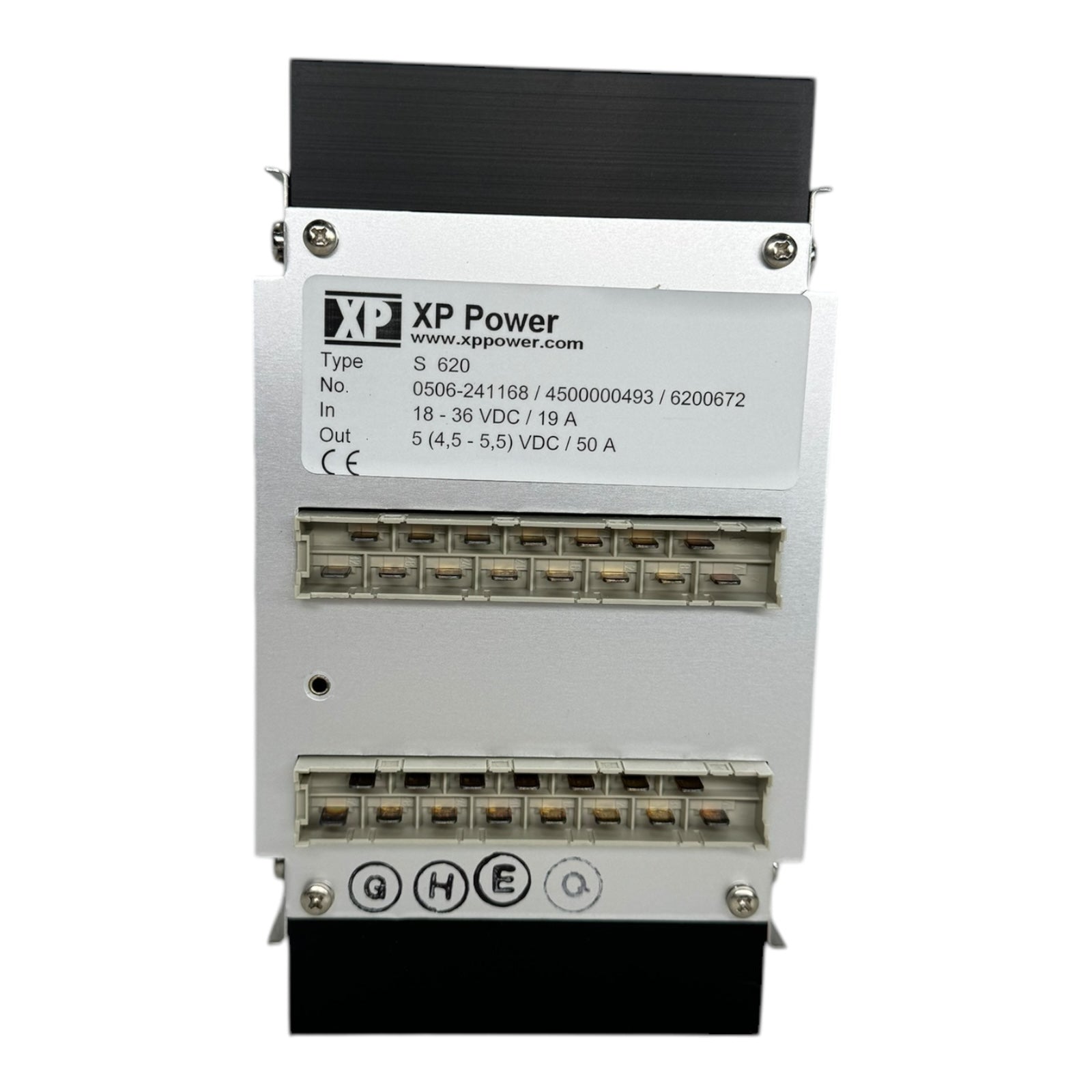 XP Power 0506-241168 6200672 S620 DC/DC-Wandler Umwandler 18-36VDC 19A 5VDC 50A