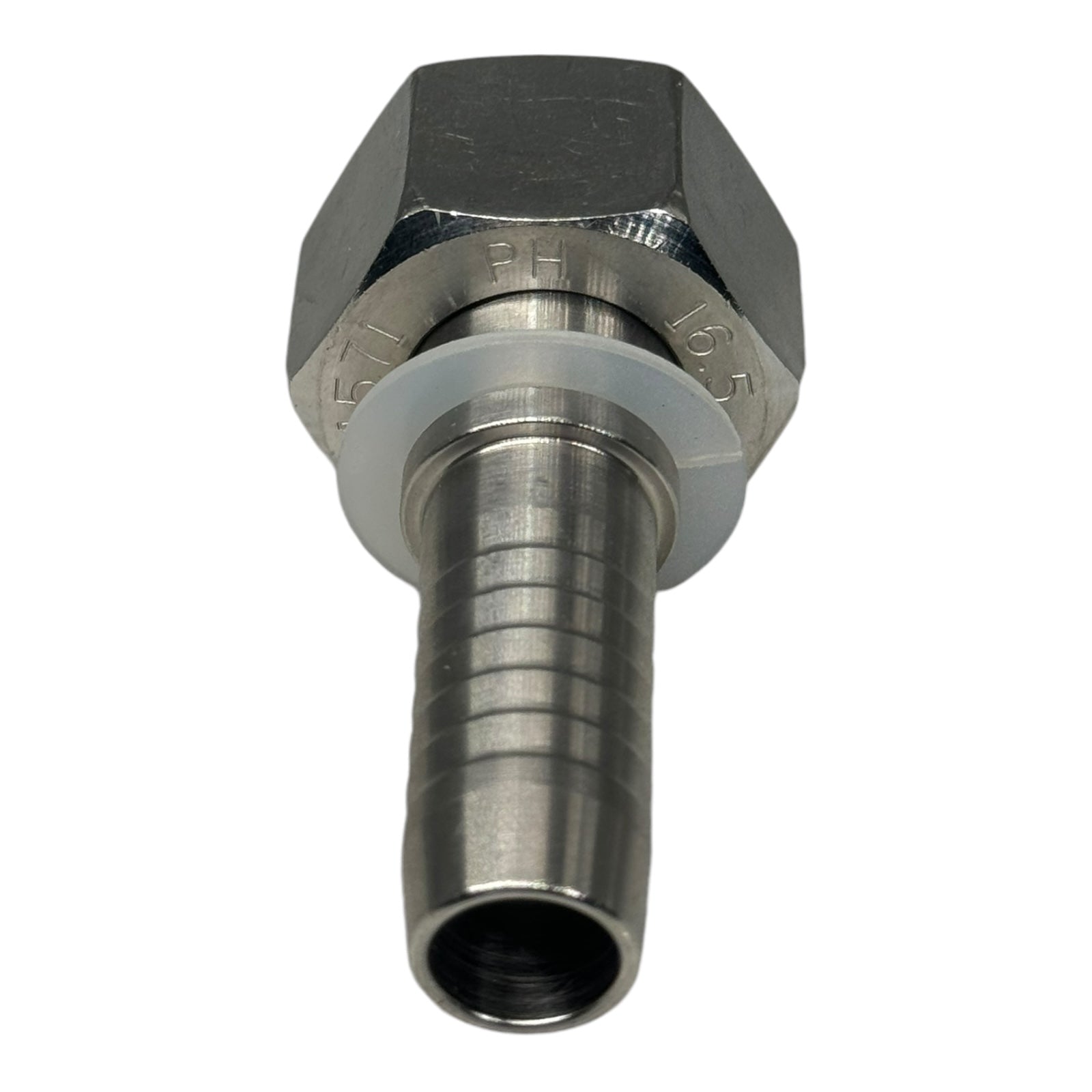 2x PH Hydraulik DRF DN12 Flachdichtnippel 16.5mm G1/2 5F88 Edelstahl