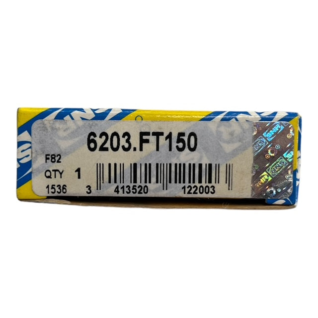 5x SNR 6203.FT150 Rillenkugellager 17x40x12mm, einreihig mit Stahlblechkäfig