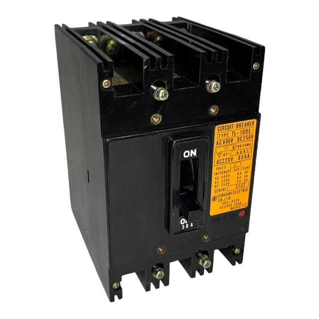 Terasaki Electric TL-100E Leistungsschalter Circuit Breaker 50A 3P 220V 85kA