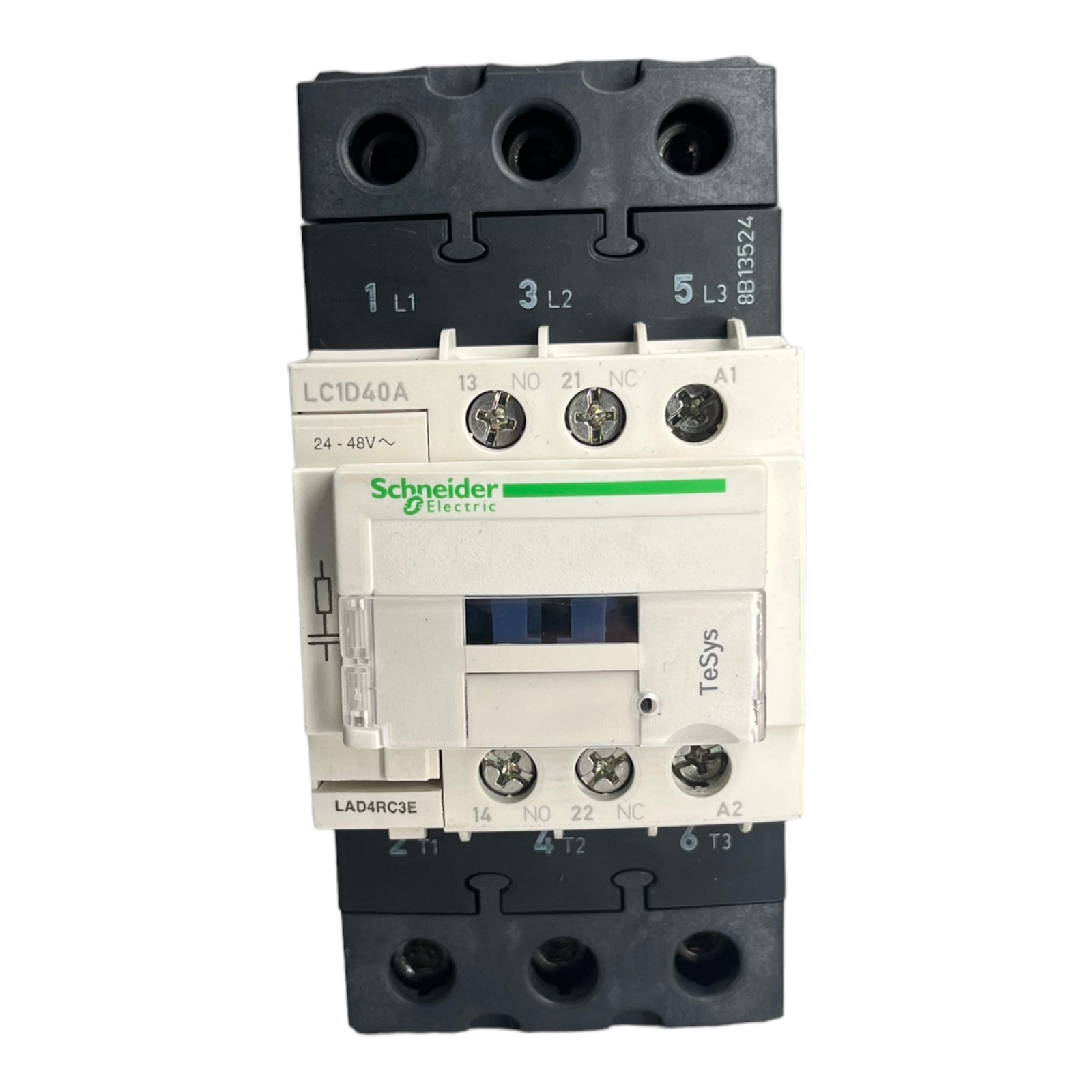 Schneider Electric LC1D40A Leistungsschütz 3p 1S+1Ö 18.5 kW, 40 A, 400 V AC3