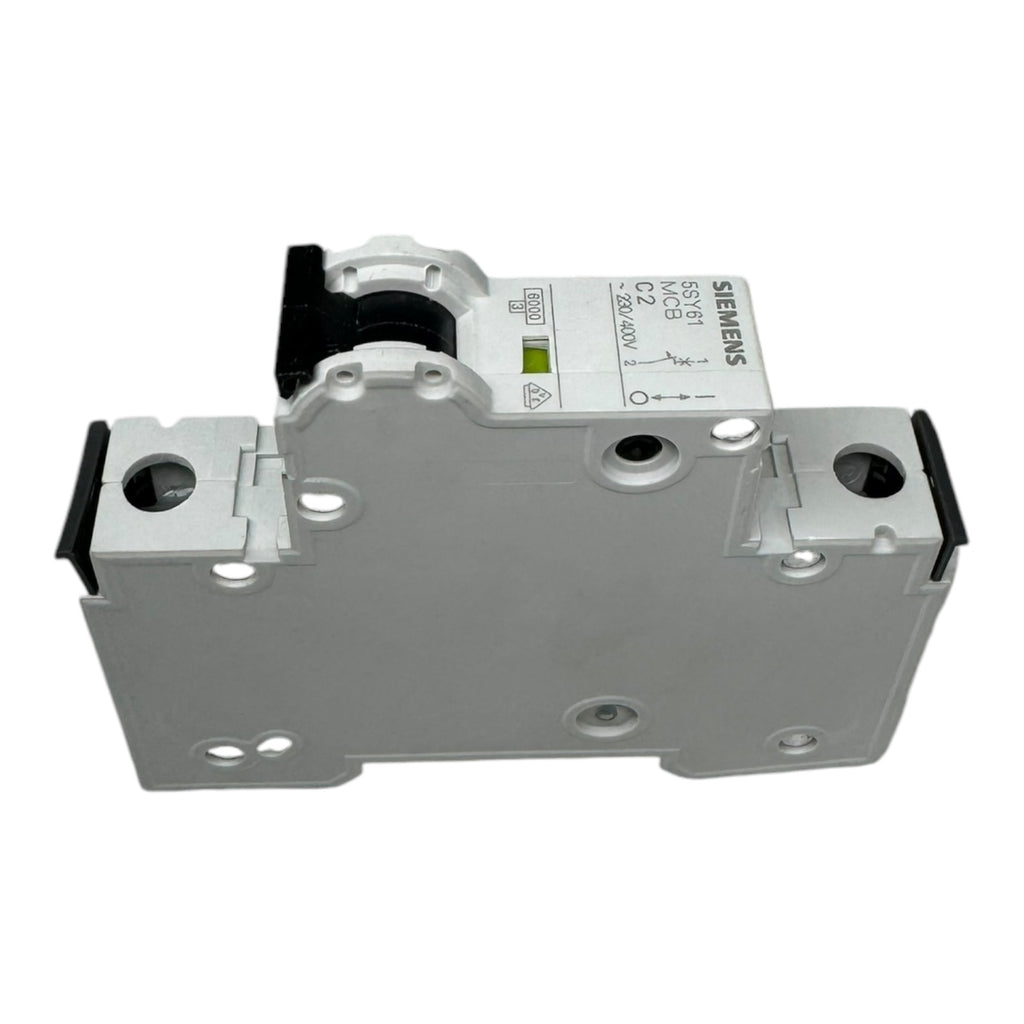 2x Siemens 5SY6102-7 5SY61-MCB-C2 Leistungsschutzschalter 230/400V 30kA 1polig