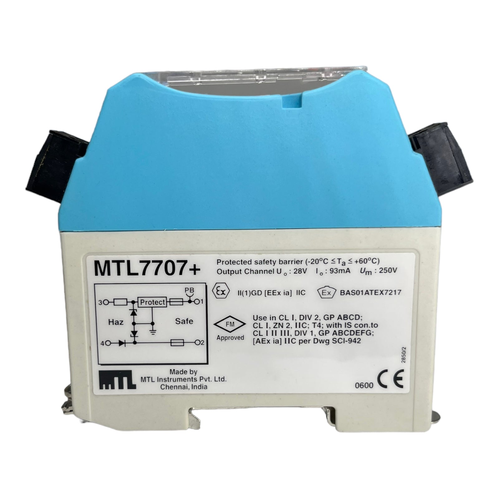 MTL MTL7707+ Shunt-Diode Sicherheitsbarriere ATEX 2CH Digital 28VDC 93mA