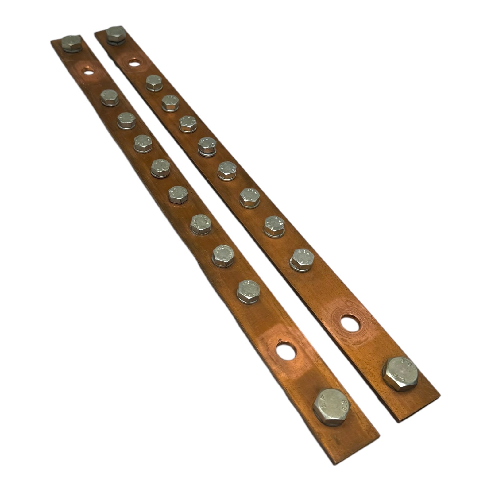 2x Kupferschiene Sammelschiene CU-Schiene Kupfer Stange Stromschiene 422x30x5mm