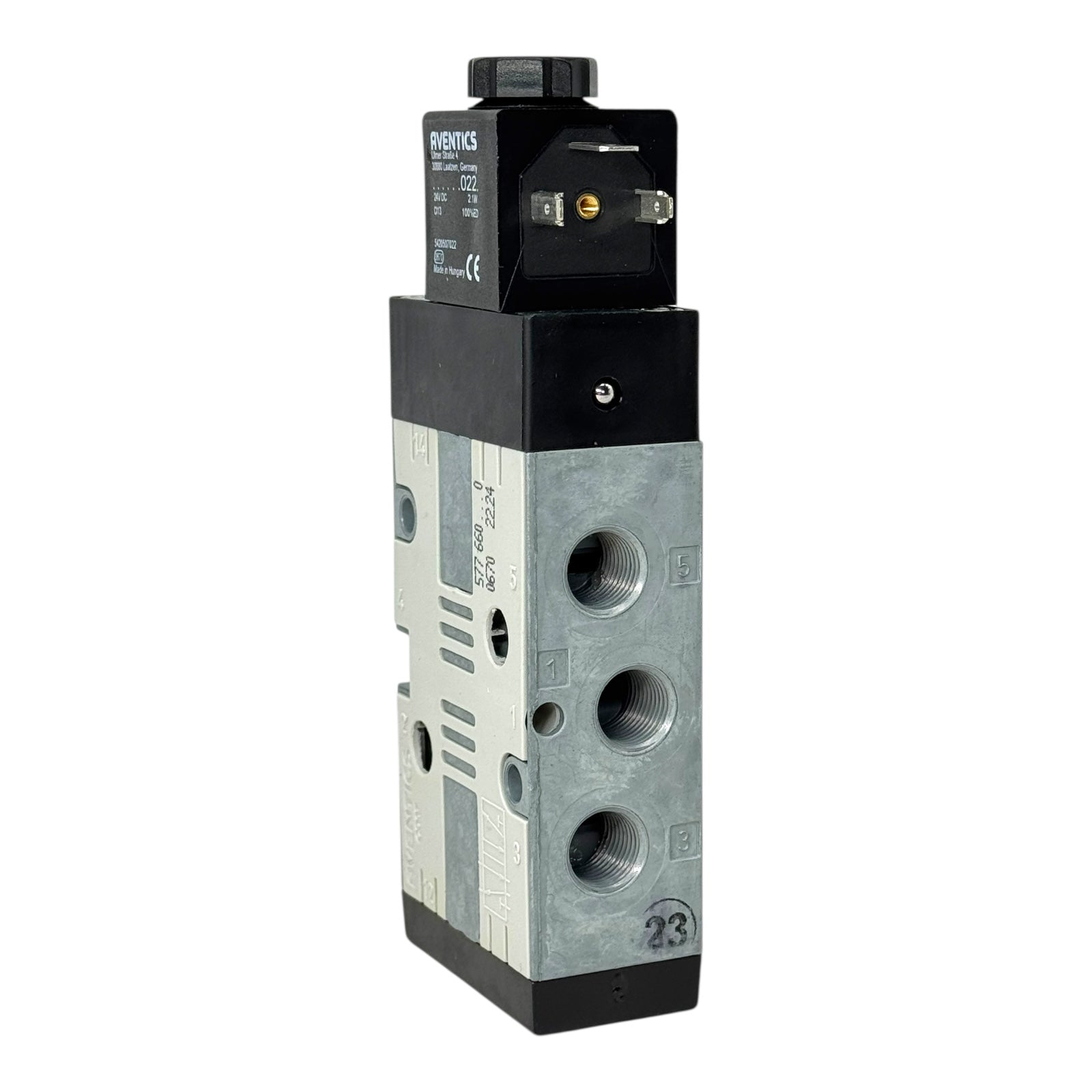 Aventics CD07 5/2-Wege Magnetventil 57766002 24DC Spule 022 24VDC 2.1W