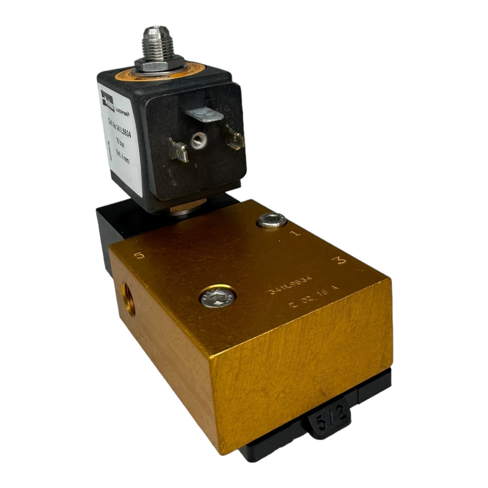 Parker Lucifer 481865C2D5BF 341L9534 481865C2 D5B F 5/2-Wege-Magnetventil mit Spule 10bar