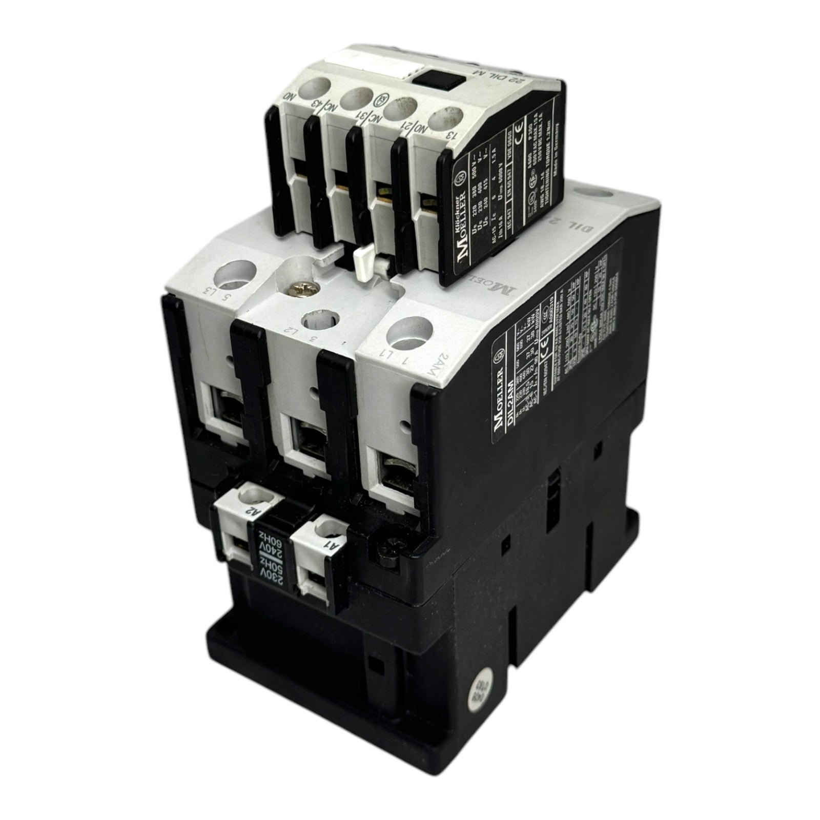 Moeller DIL2AM Leistungsschütz Schütz Contactor 30kW 3P 230V/240V 22DILM 2S+2Ö