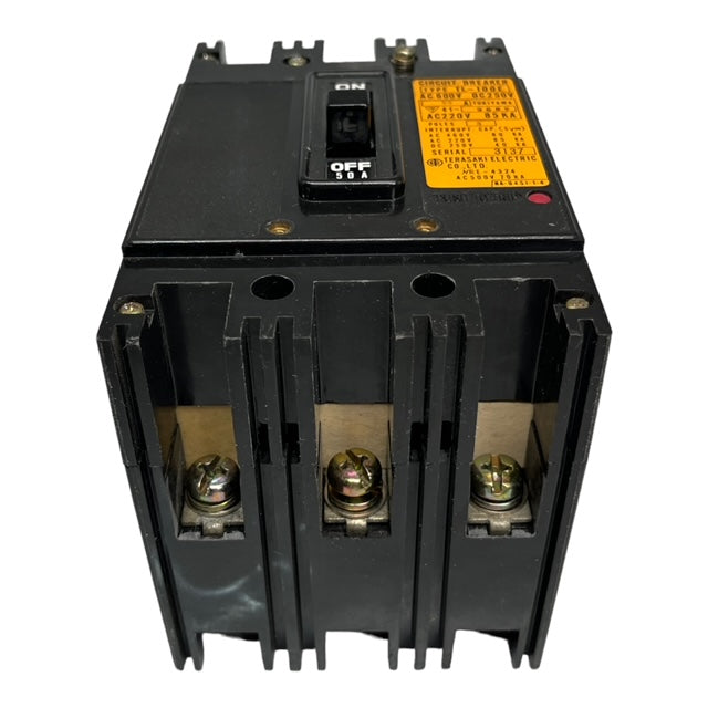 Terasaki Electric TL-100E Leistungsschalter Circuit Breaker 50A 3P 220V 85kA