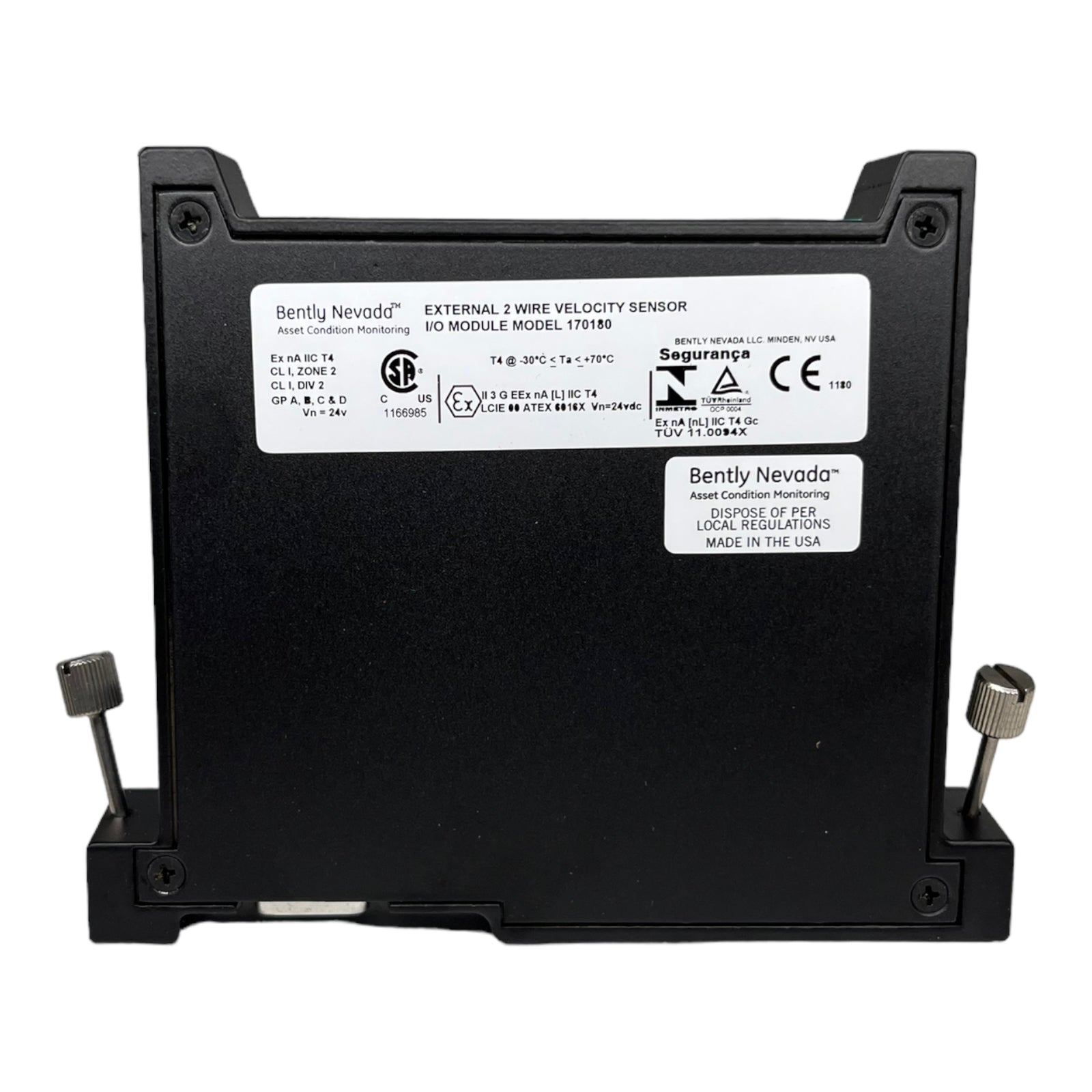 Bently Nevada 170180-02-00 170180 Externer Modul-Wandler 2-Draht-Schnittstelle