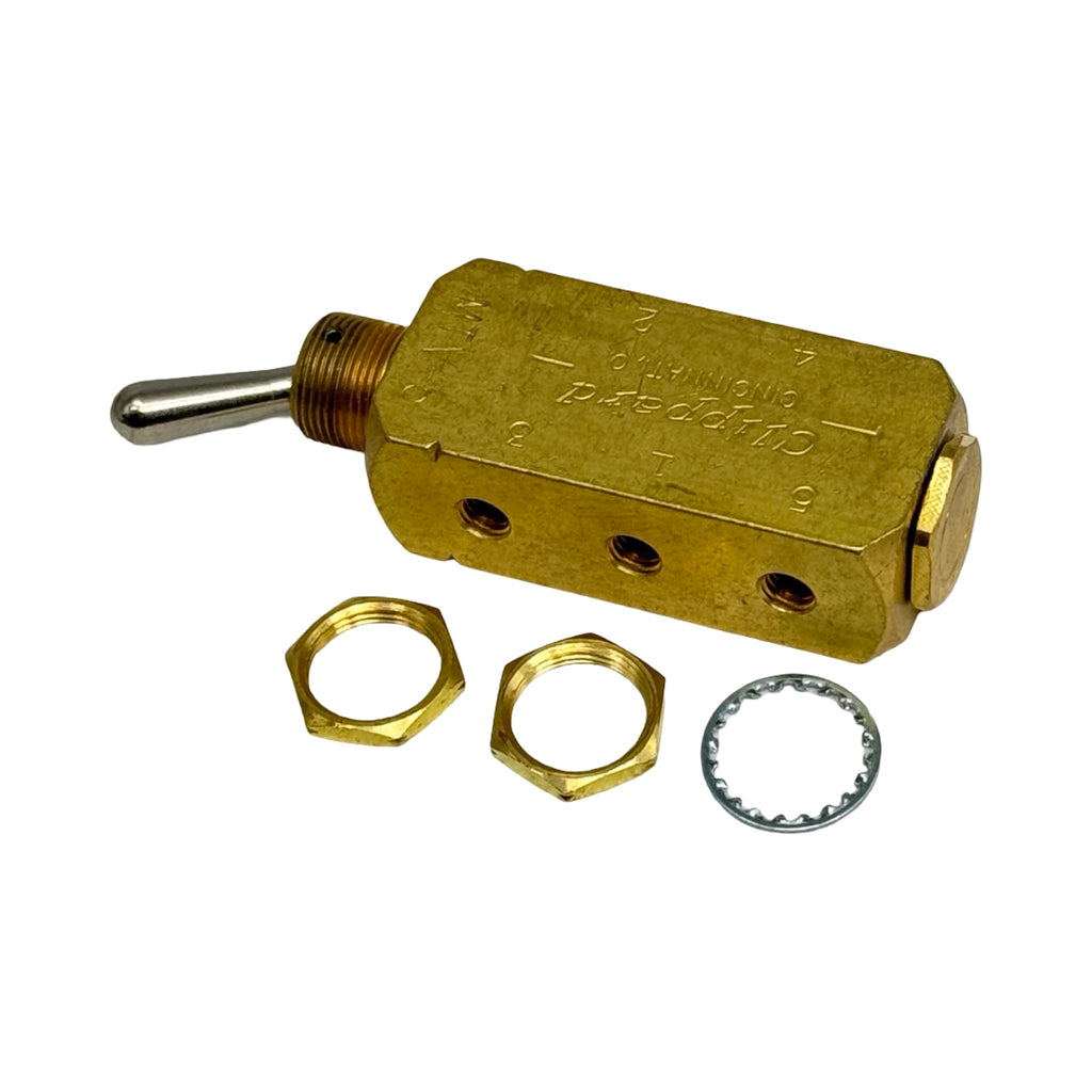 Clippard M-MTV-5 Miniatur 3/2-Wege Pneumatikventil Toggle 1/8 NPT