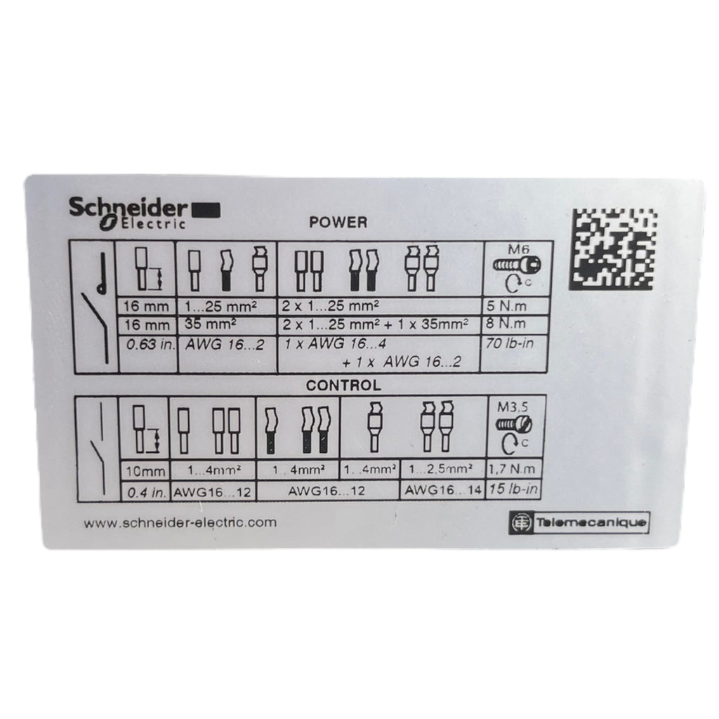 Schneider Electric LC1D40A Leistungsschütz 3p 1S+1Ö 18.5 kW, 40 A, 400 V AC3