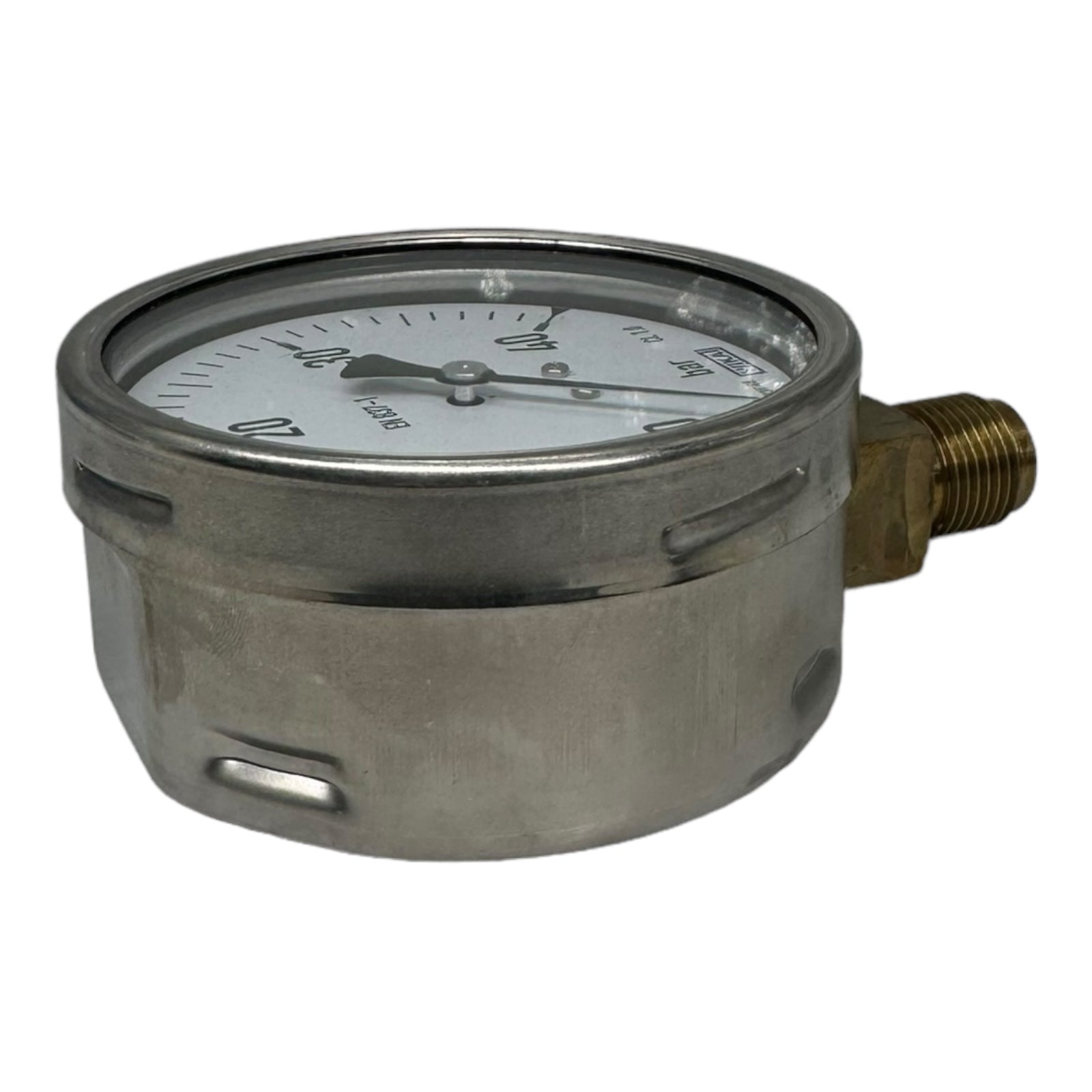 Wika EN837-1 Manometer CL. 1.0 0...40bar Senkrecht Aussengewinde 1/2"