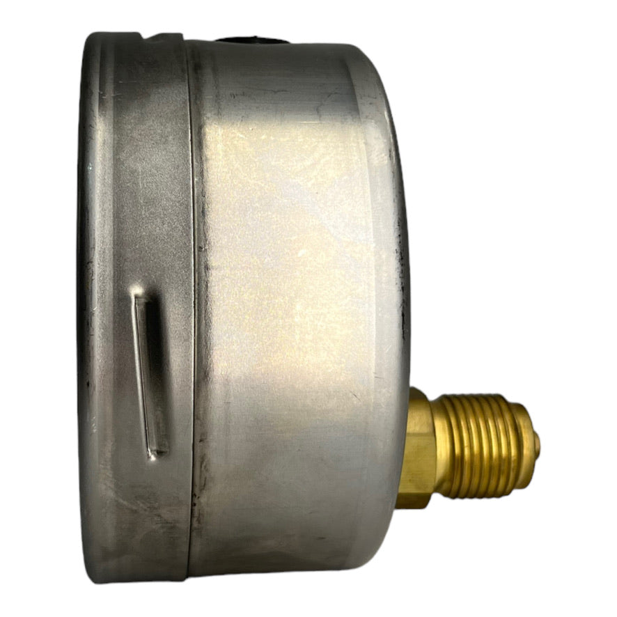 VDO Druckluft Manometer Edelstahl 0-4 bar Ø 100 mm Kl. 1.0  G 1/2 Waagerecht