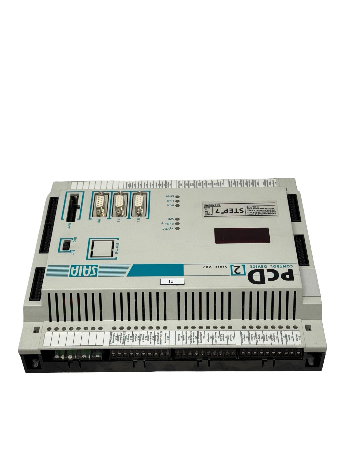 SAIA PCD2 Serie xx7 SPS Steuerung CPU Ethernet MPI B1 B2 Controller