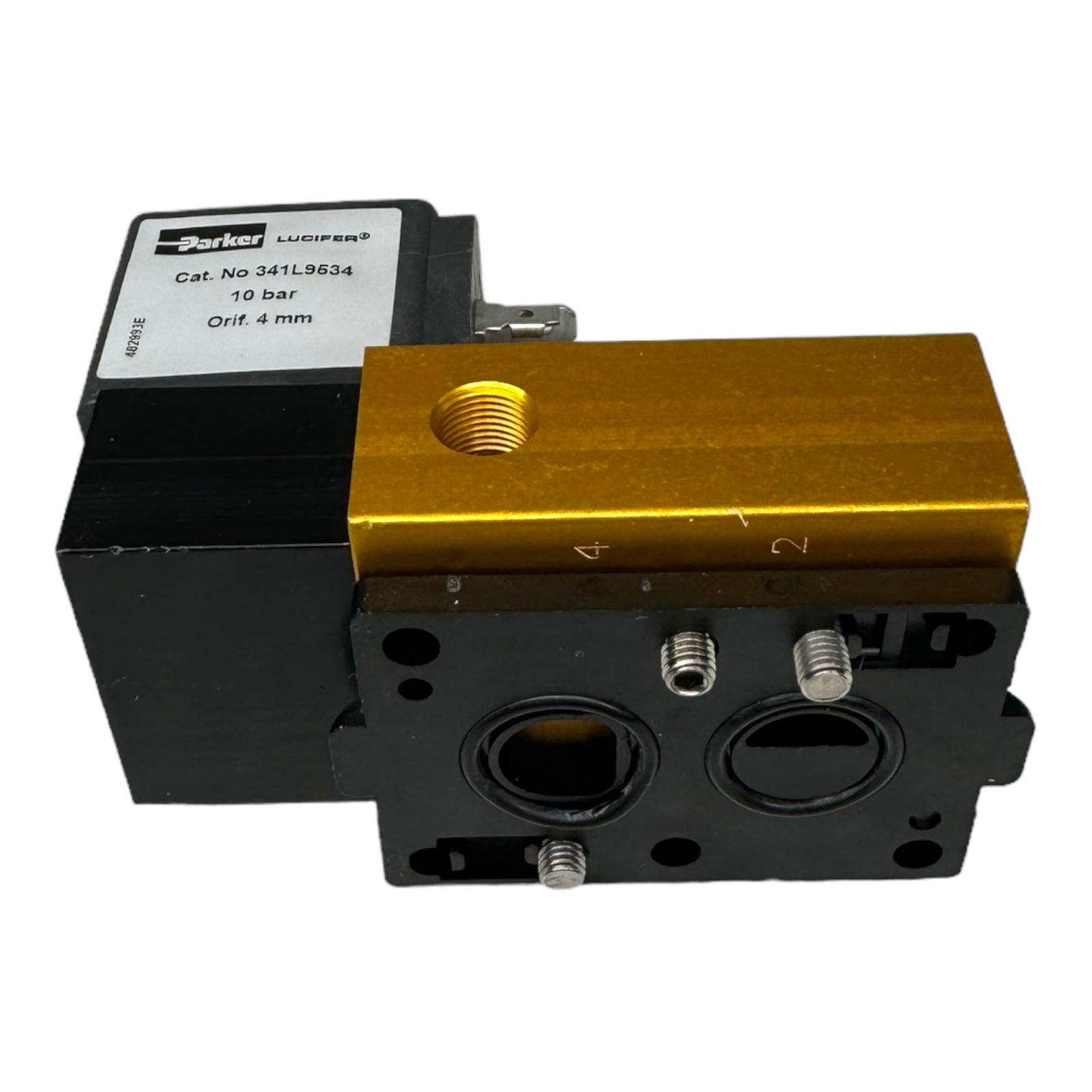 Parker Lucifer 481865C2D5BF 341L9534 481865C2 D5B F 5/2-Wege-Magnetventil mit Spule 10bar