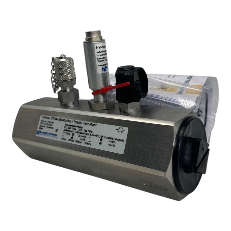 Hydrotechnik 33V7-79-35.030G HySense QT200 Messturbine Turbine Flow Meter 350bar