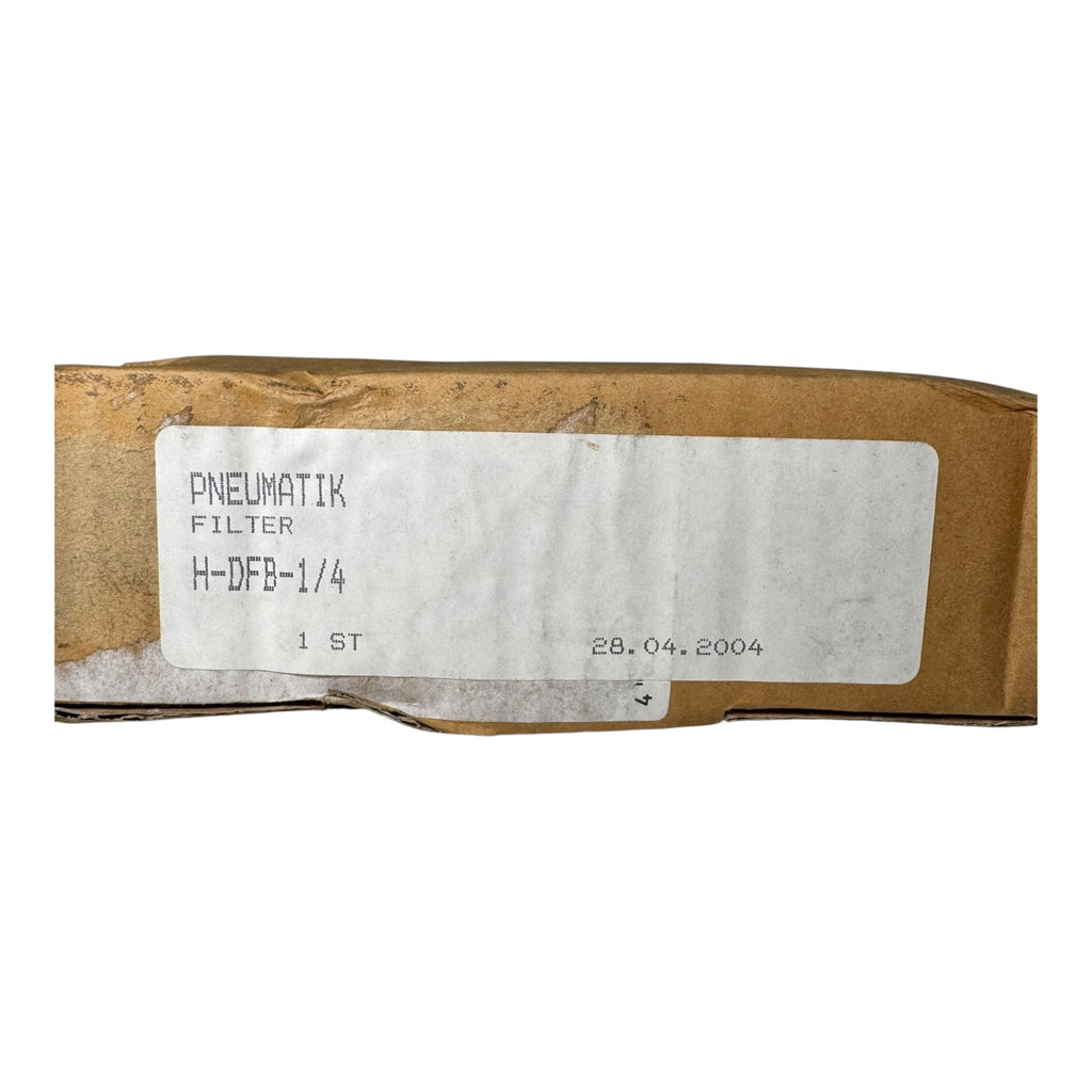 Pneumatik H-DFB-1/4 Druckluftfilter 1/4” Filtereinheit max 16bar