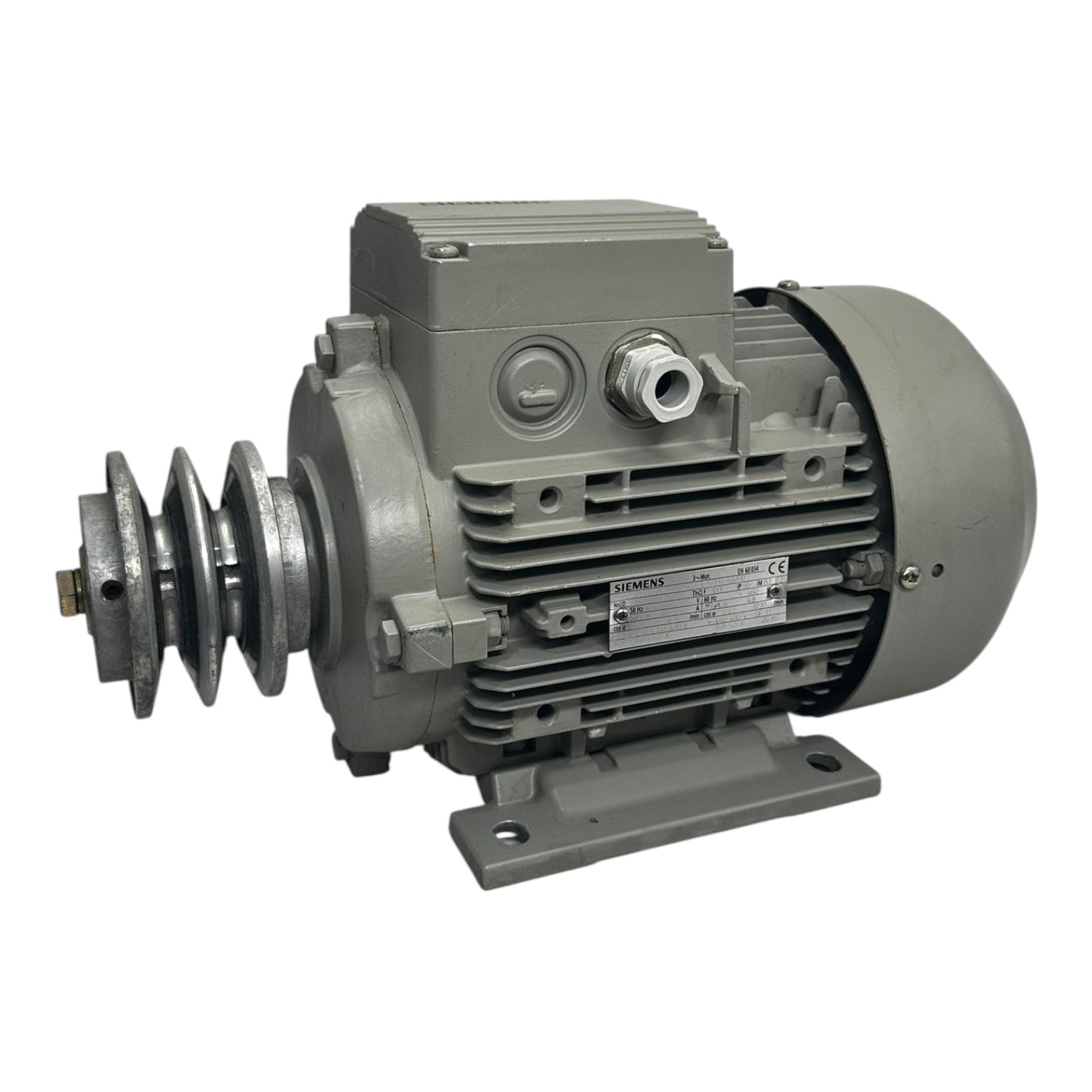 Siemens 1LA7106-4AA10 Drehstrommotor 2.2kW 1420/min IP55 B3 230/400V