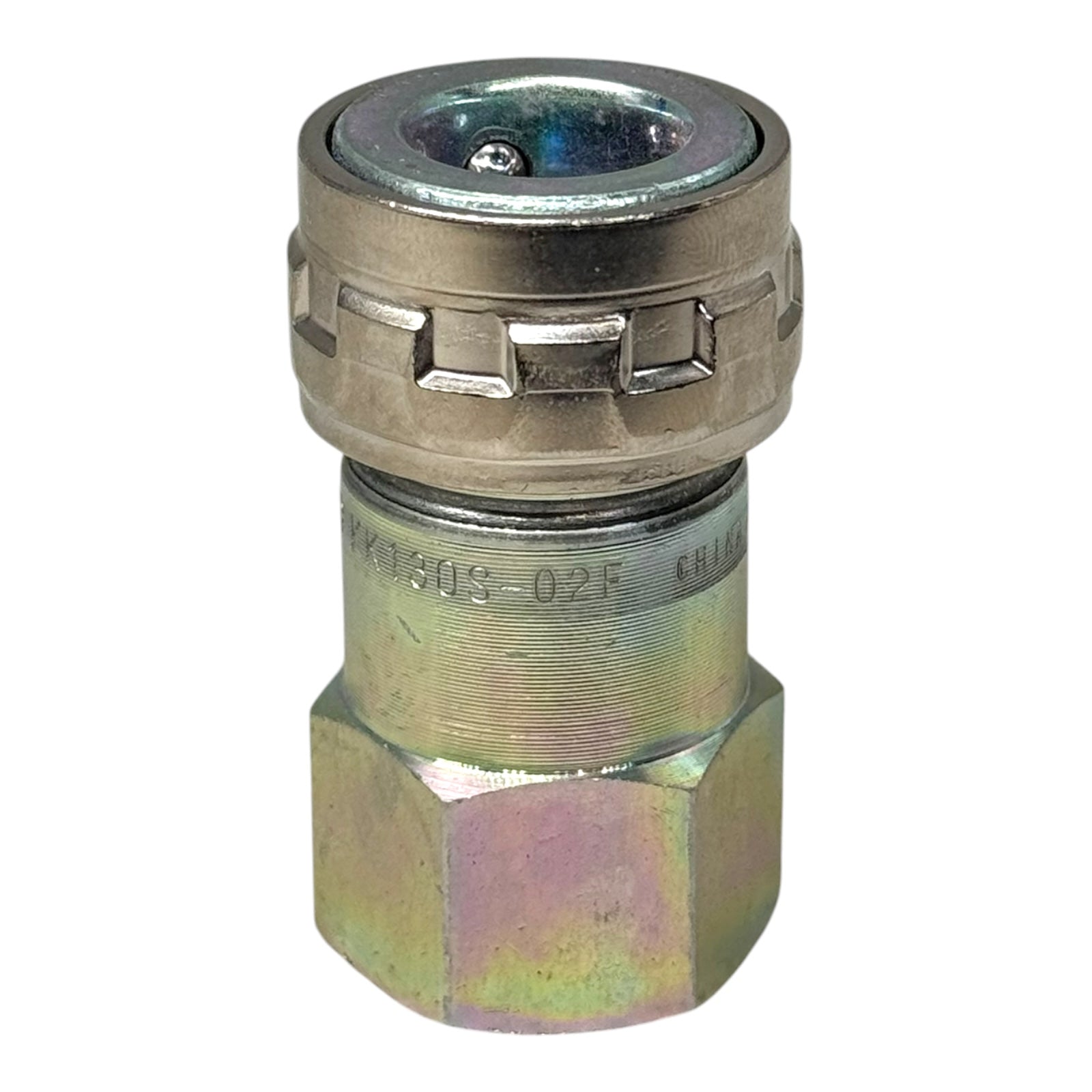 2x SMC KK130S-02F Schnellkupplung Pneumatik Kupplungsstecker 1/4” Anschluss