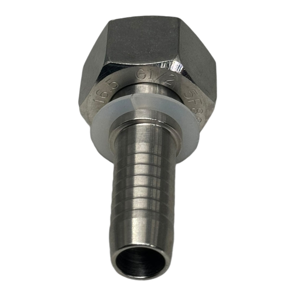 2x PH Hydraulik DRF DN12 Flachdichtnippel 16.5mm G1/2 5F88 Edelstahl