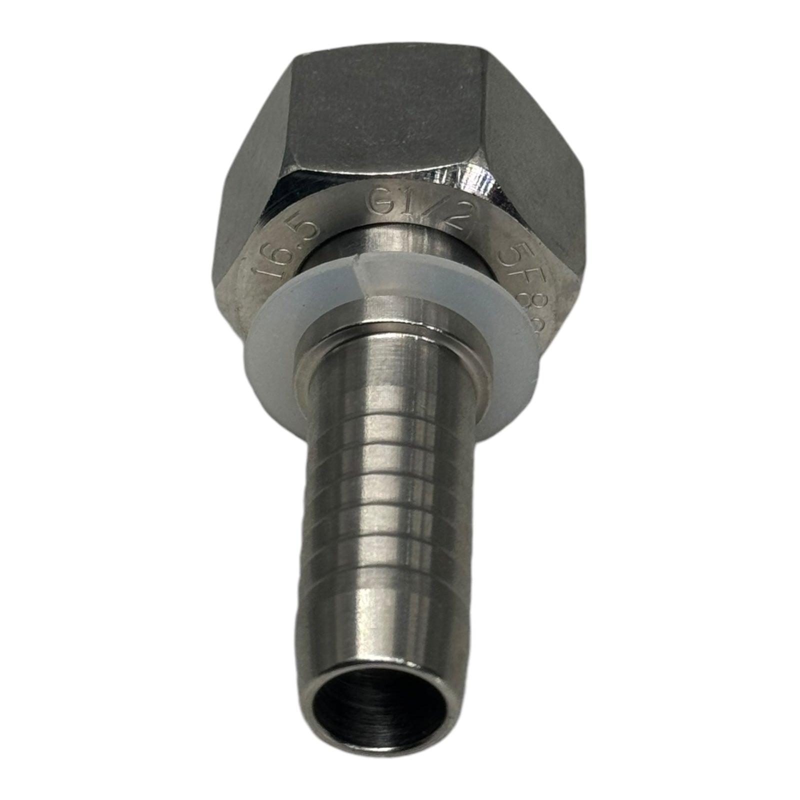 2x PH Hydraulik DRF DN12 Flachdichtnippel 16.5mm G1/2 5F88 Edelstahl