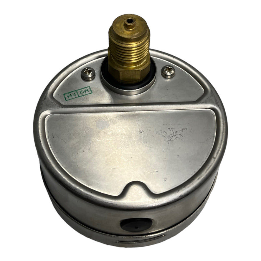 VDO Druckluft Manometer Edelstahl 0-4 bar Ø 100 mm Kl. 1.0  G 1/2 Waagerecht