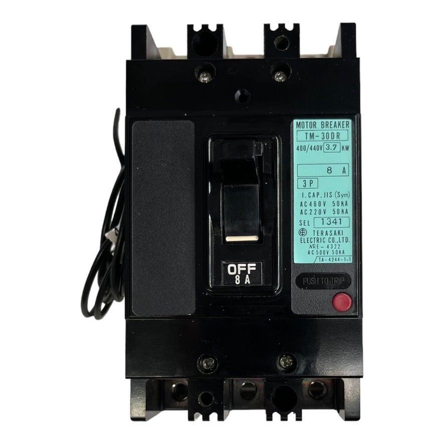 Terasaki Electric TM30DR Leistungsschalter motor circuit breaker 3P 400/440V 8A