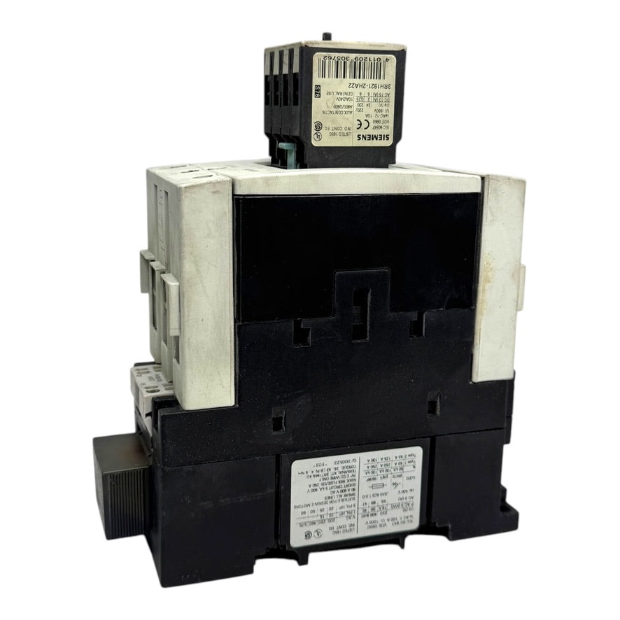 Siemens 3RT1044-3AL20 Sirius Leistungsschütz Contactor 65A 2S+2Ö 30kW 230V 50/60Hz 3P