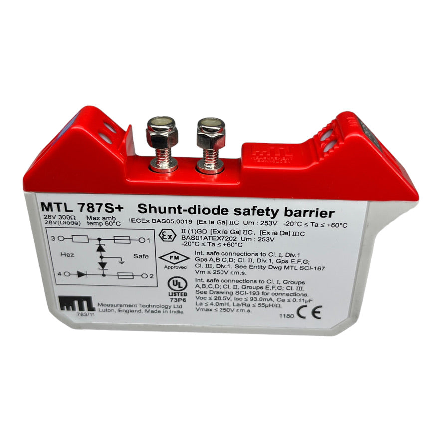 MTL787S+ SHUNTDIODE SAFETY BARRIER Sicherheitsbarriere 28V 300Ω -20°C/+60°C