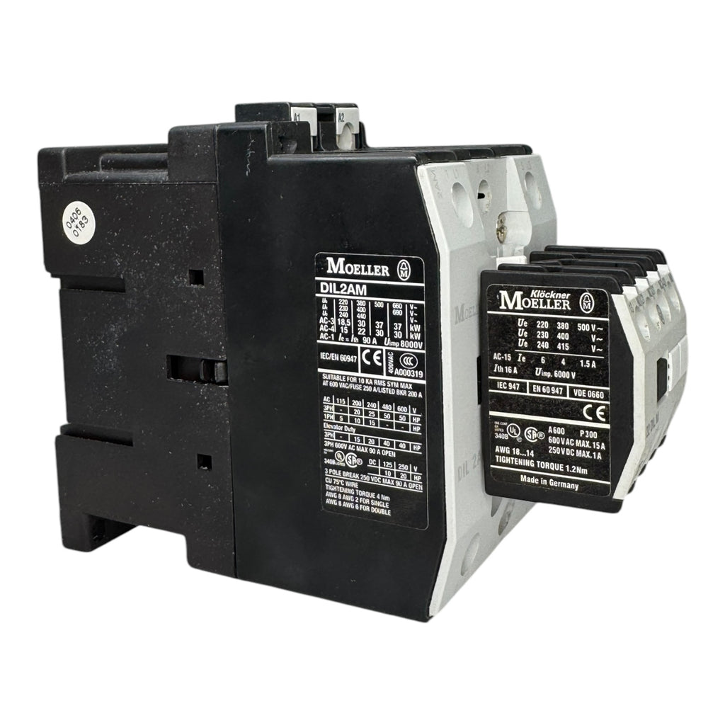 Moeller DIL2AM Leistungsschütz Schütz Contactor 30kW 3P 230V/240V 22DILM 2S+2Ö