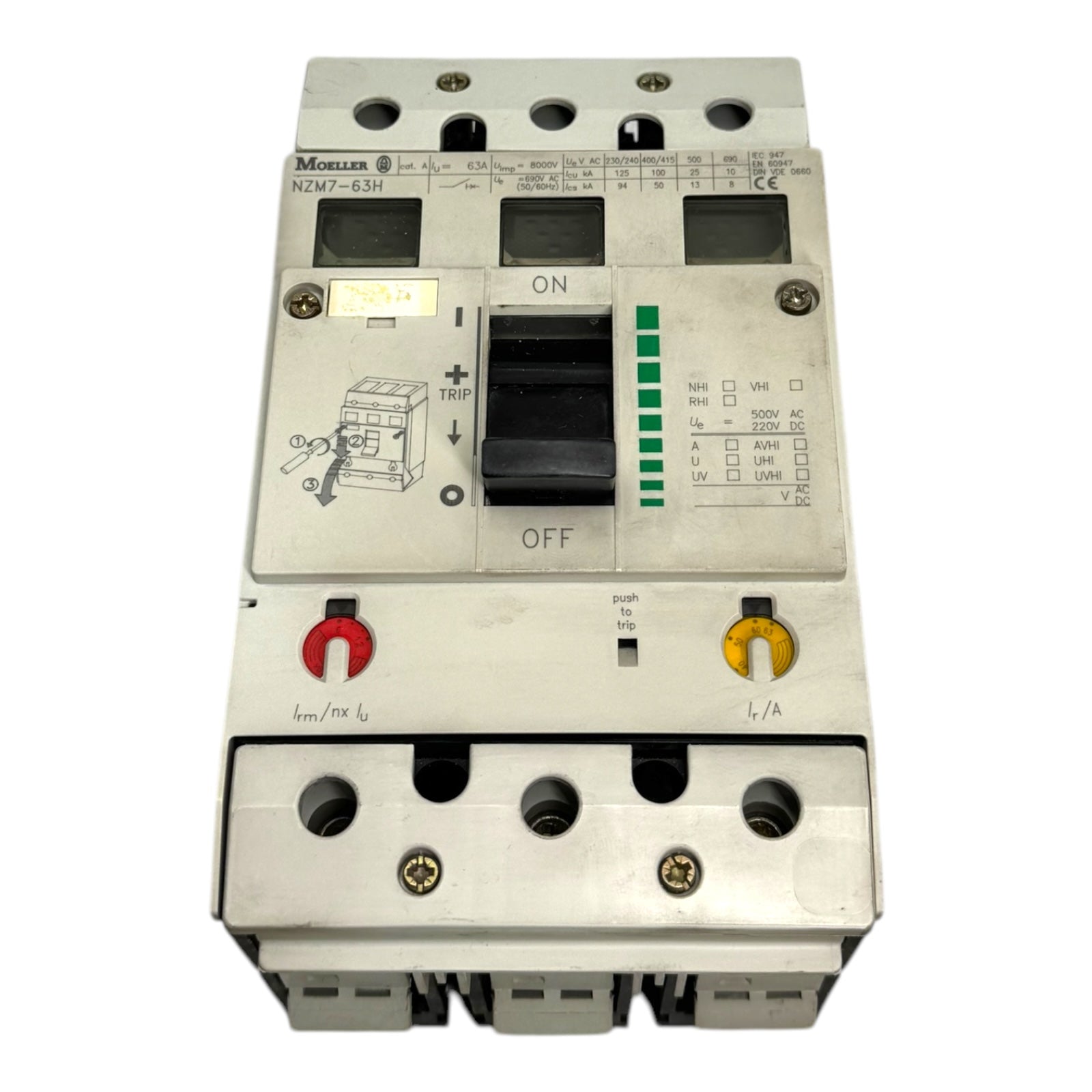 Moeller NZM7-63H NZM763H Lasttrennschalter Switch Disconnector 63A 3-polig