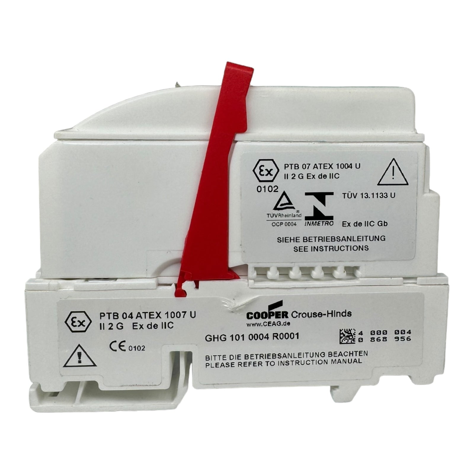 Pepperl+Fuchs COOPER MFT-F.6300.L GHG1010004R0001 GHG 101 0004 R0001 Trennklemme