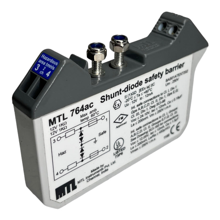 MTL764AC 764AC SHUNTDIODE SAFETY BARRIER Sicherheitsbarriere 12V -20°C...+60°C
