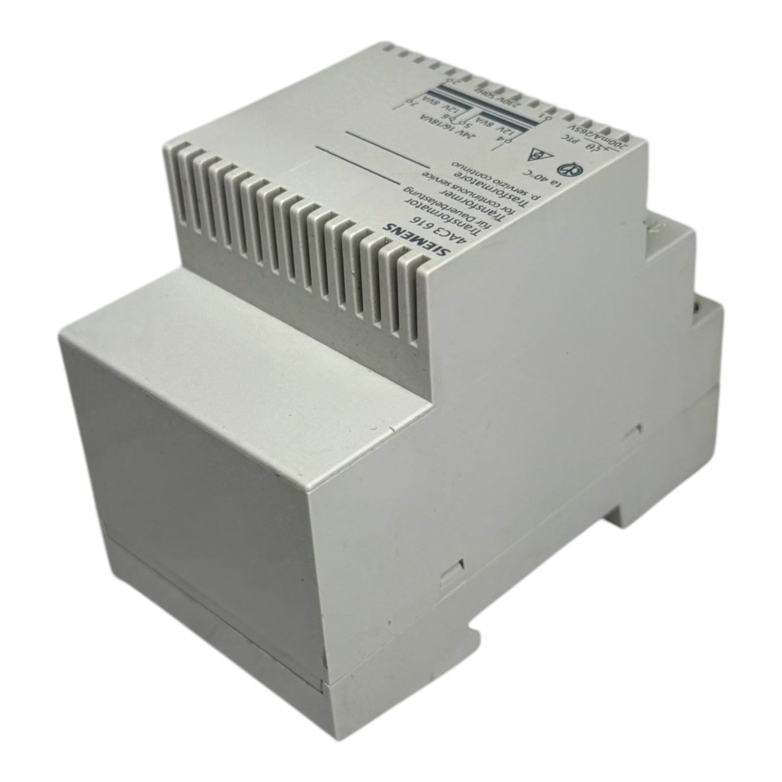 Siemens 4AC3616 Transformer Transformator Prim 230V AC Sek 12V+12V 16VA PTC 50Hz
