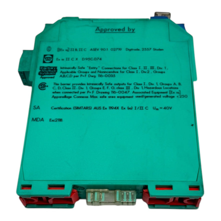 Pepperl+Fuchs KFD2-SOT-Ex1 34785S Sicherheitsrelais Modul Schaltverstärker SIL2