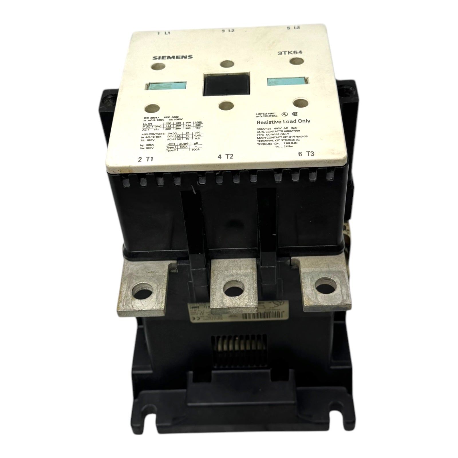 Siemens 3TK5422-0AL2 Leistungsschütz Schütz Contactor 3P 330A AUX 230V 4NO