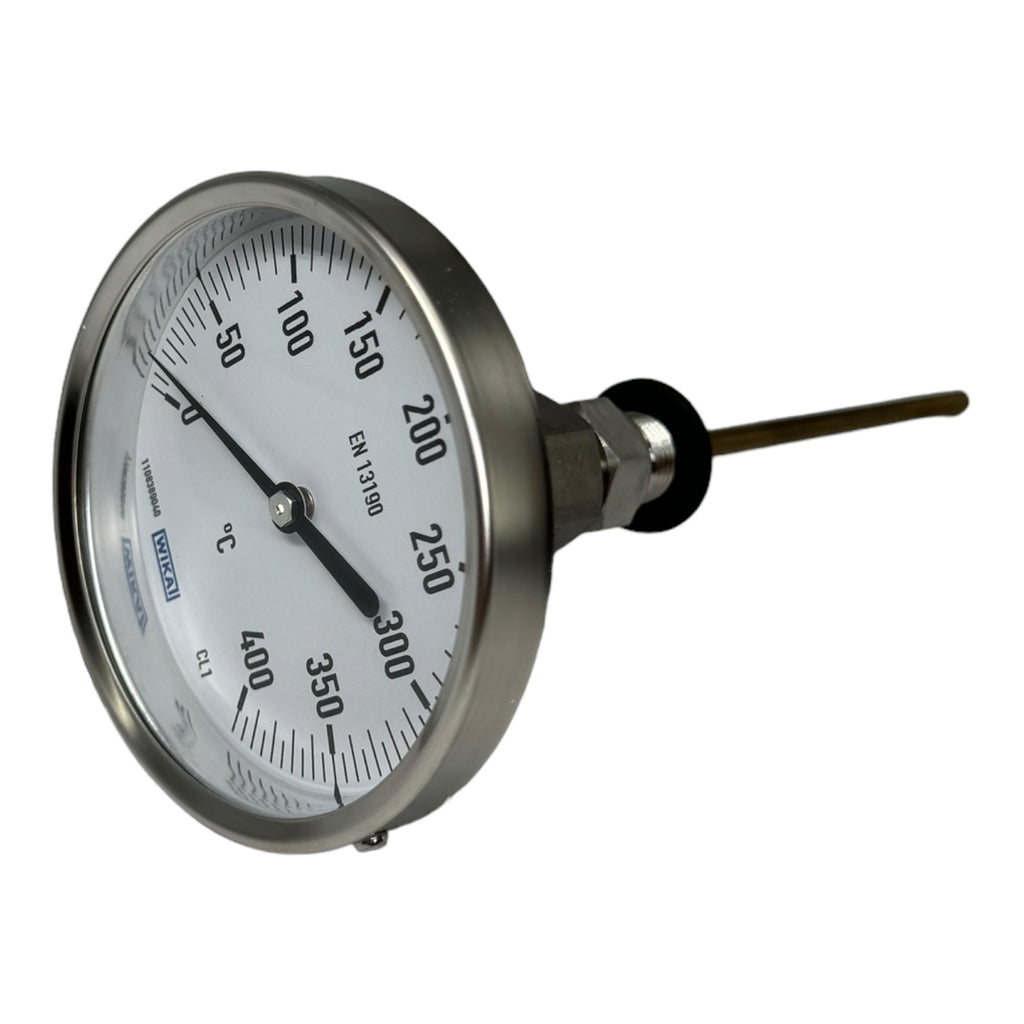 Wika A52.100/4 Druck- und Temperaturmesstechnik Manometer 0...400°C 140x6mm