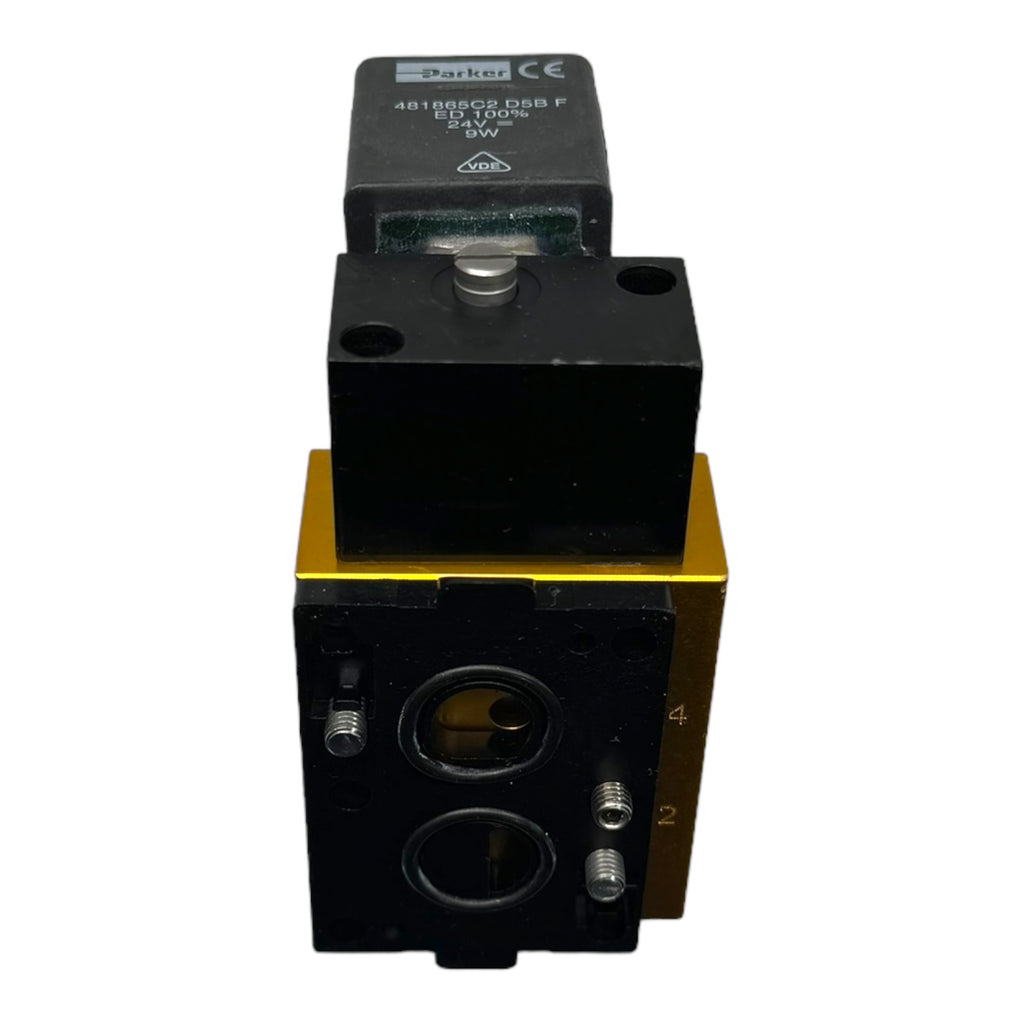 Parker Lucifer 481865C2D5BF 341L9534 481865C2 D5B F 5/2-Wege-Magnetventil mit Spule 10bar