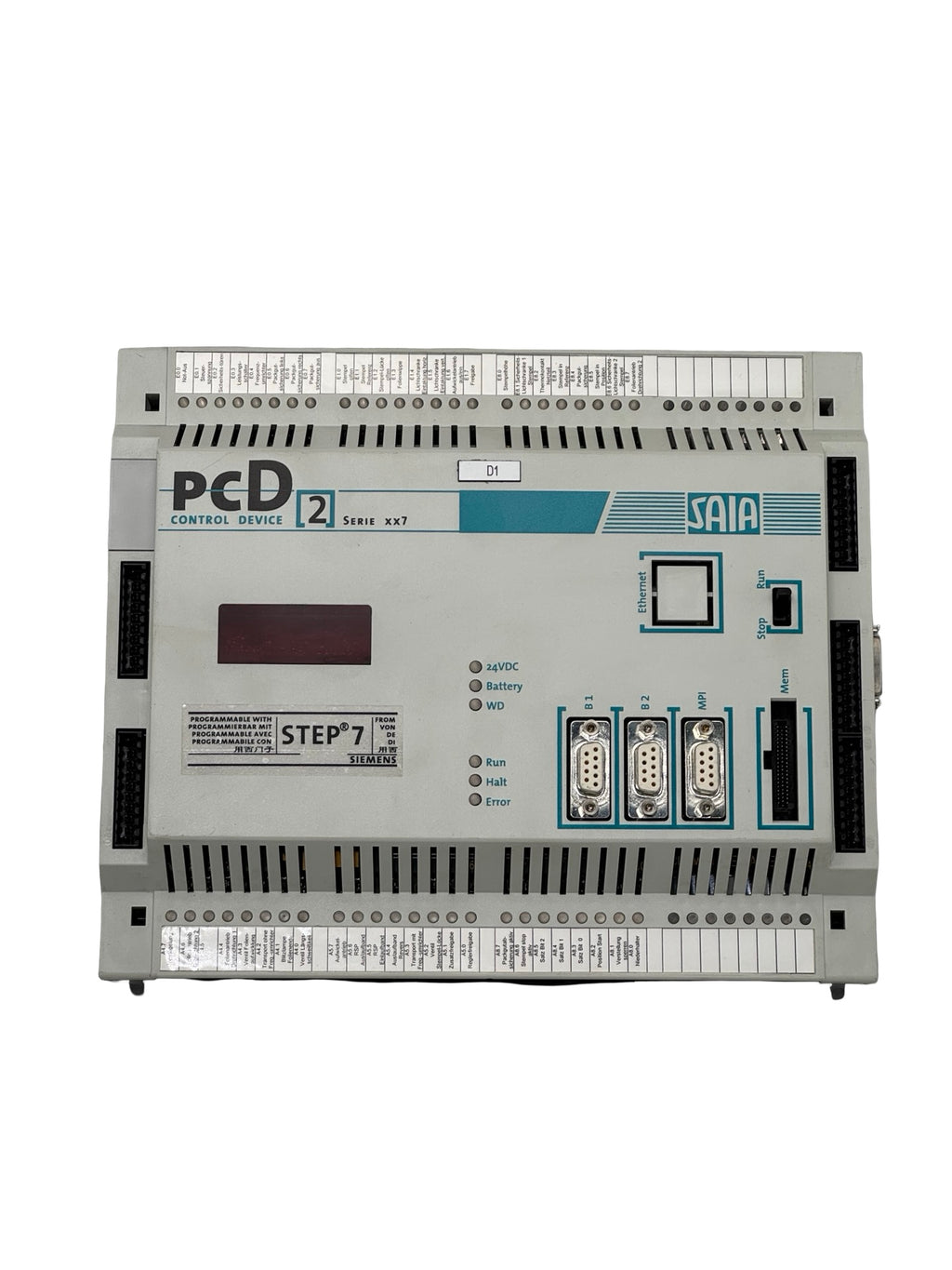 SAIA PCD2 Serie xx7 SPS Steuerung CPU Ethernet MPI B1 B2 Controller