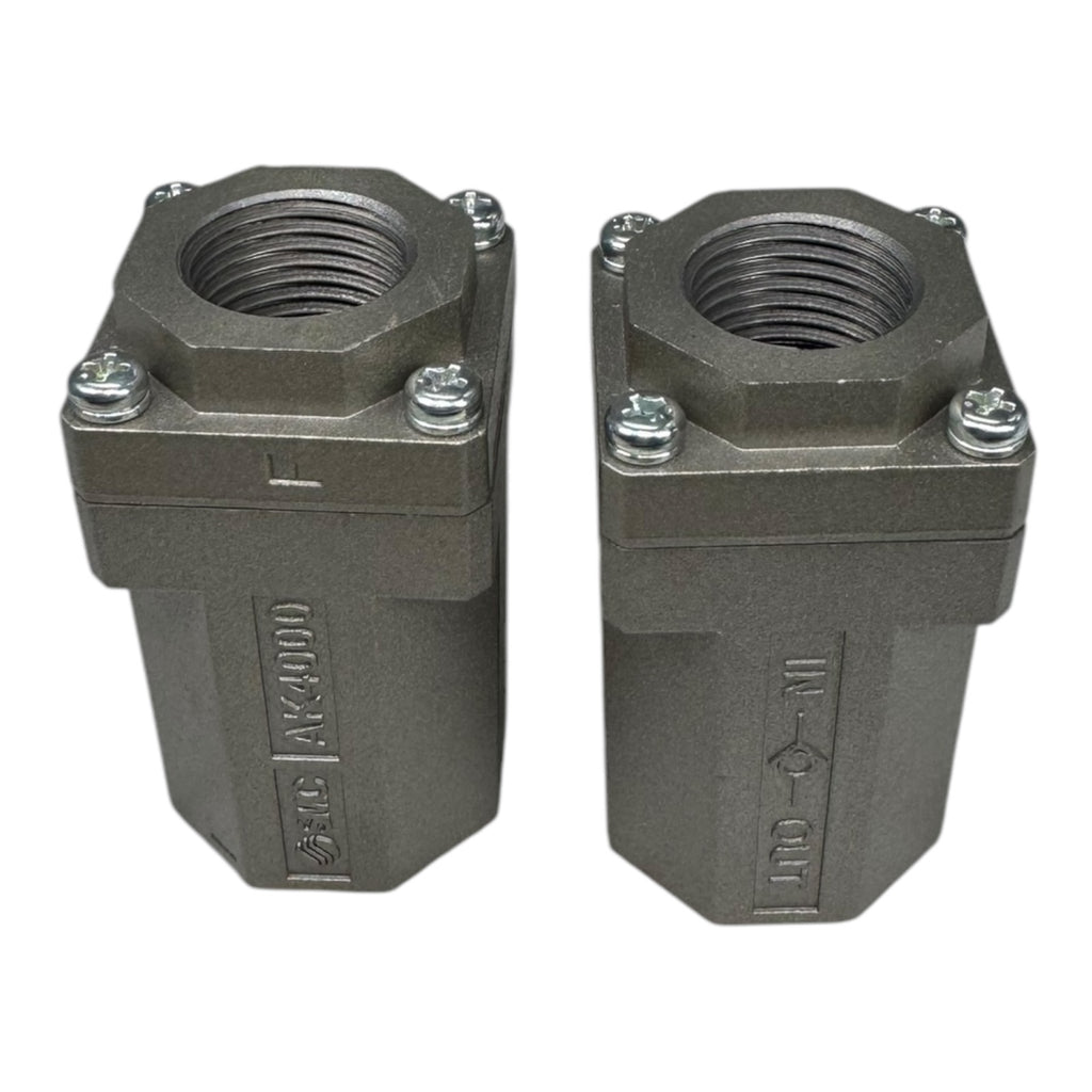 2x SMC AK4000-04 Rückschlagventil Ventil Pneumatik check valve 1/2'' 1MPa