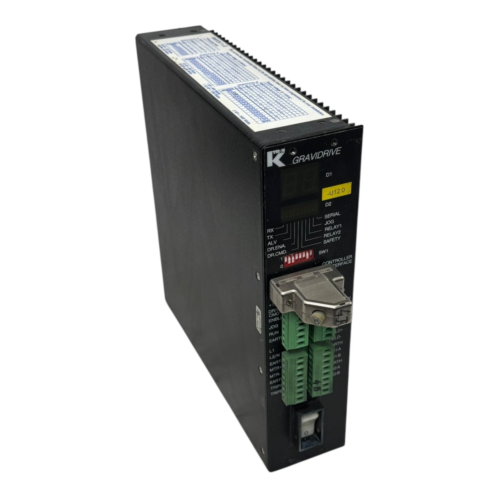 K-TRON KTRON 2401-600470 2401600470 Control Panel Gravidrive 2HP 115/230VAC