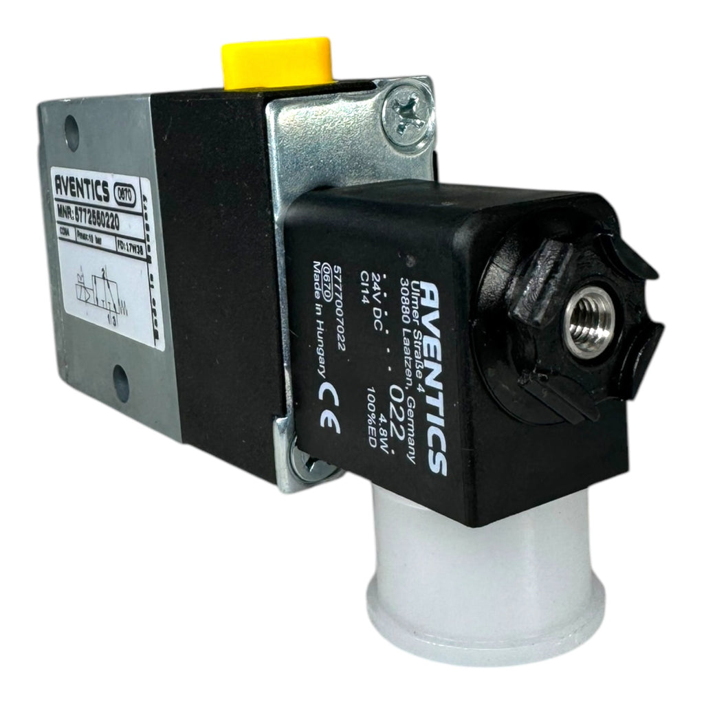 Aventics 5772550220 CD04 3/2-Wege-Magnetventil Federrückstellung 26mm 900 l/min