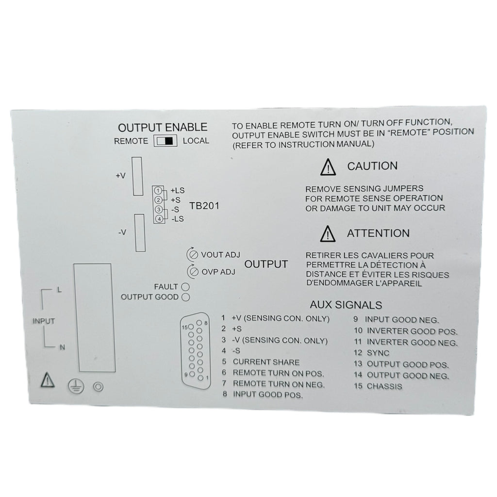 TDK LAMBDA LZS-A1000-3 Geregeltes Netzteil Schaltnetzteil 100-240VAC 47-63Hz 15A
