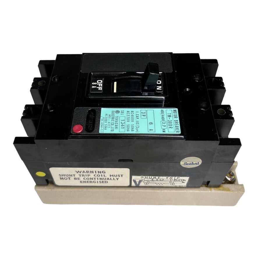 Terasaki Electric TM30DR Leistungsschalter motor circuit breaker 3P 400/440V 8A
